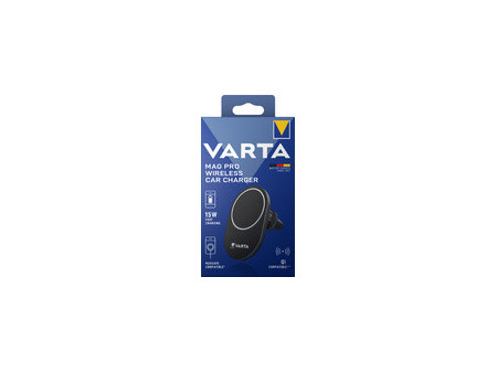 VARTA Chargeur Mag Pro Wireless Car Charger, noir