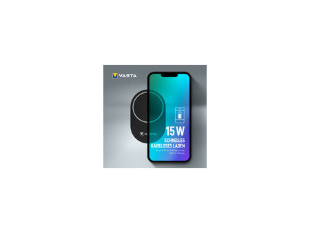 VARTA Chargeur Mag Pro Wireless Car Charger, noir