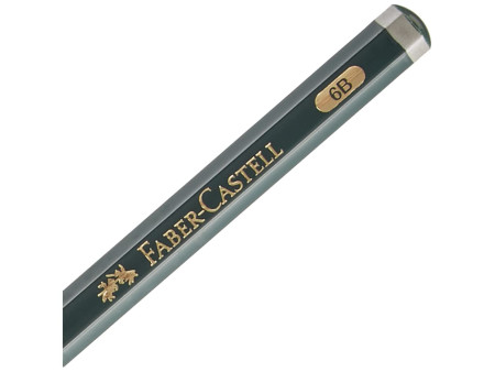FABER-CASTELL Crayon CASTELL 9000, degré de dureté: 6B