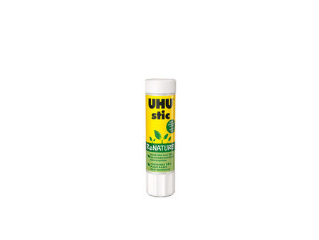 UHU Bâton de colle stic ReNATURE, sans solvants, 21 g, tube