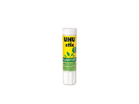 UHU Bâton de colle stic ReNATURE, sans solvants, 21 g, tube