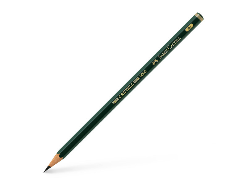 FABER-CASTELL Crayon CASTELL 9000, degré de dureté: 8B