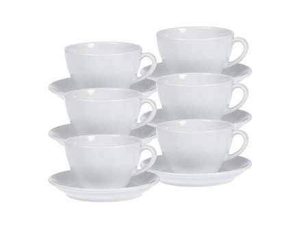 Esmeyer Tasse à café 'Bistro', set de 6, blanc