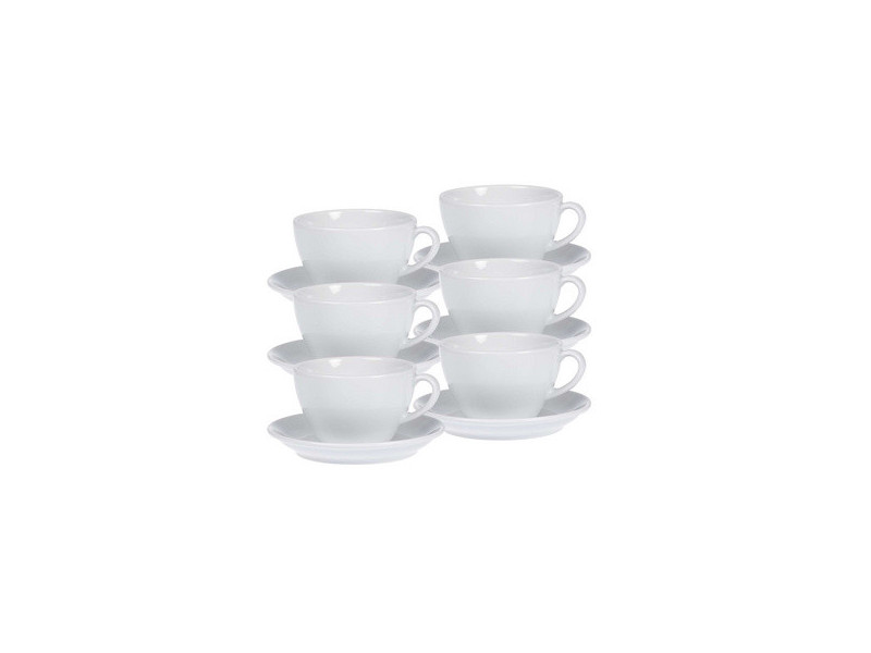 Esmeyer Tasse à café 'Bistro', set de 6, blanc