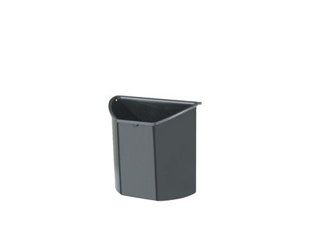 EXACOMPTA Corbeille à papier TOPLINE, 26 litres, noir/
