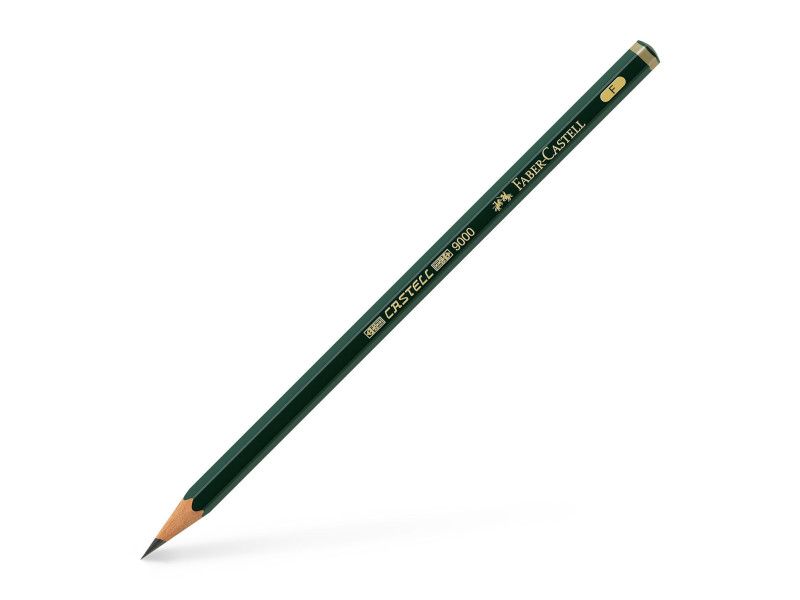 FABER-CASTELL Crayon CASTELL 9000, degré de dureté: F