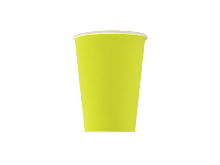 PROnappe Gobelet en carton, 0,2 l, jaune