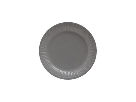 PROnappe Assiette en carton, rond, 230 mm, kraft