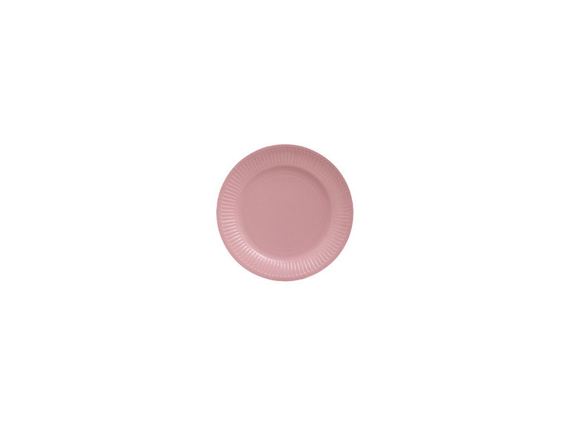 PROnappe Assiette en carton, rond, 230 mm, rouge