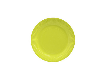 PROnappe Assiette en carton, rond, 230 mm, rose