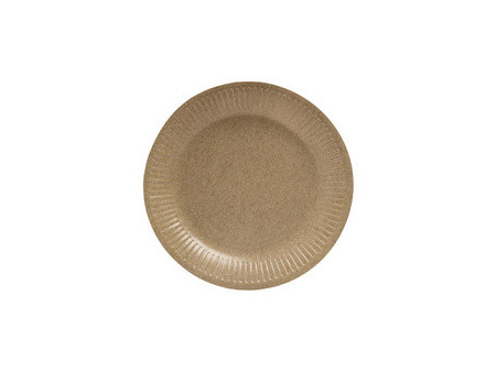 PROnappe Assiette en carton, rond, 230 mm, vert kiwi