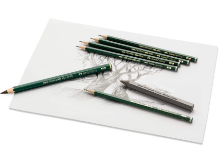FABER-CASTELL Crayon CASTELL 9000, degré de dureté: 4H