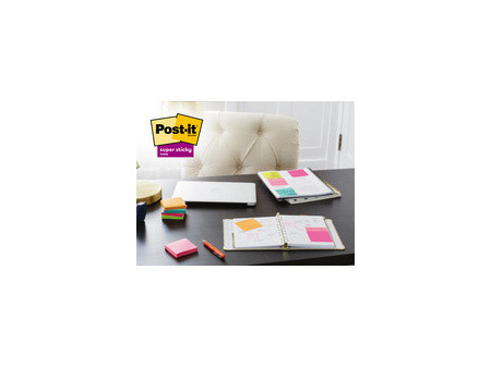 Post-it Bloc-note super sticky notes, 127 x 76 mm, Soulful