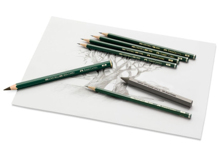 FABER-CASTELL Crayon CASTELL 9000, degré de dureté: 5H