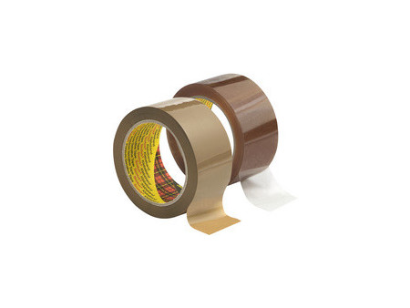 3M Scotch Ruban adhésif, 38 mm x 66 m, 3707, PP, brun