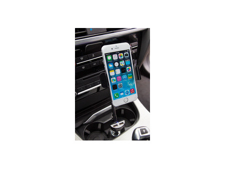 LogiLink Chargeur allume-cigare & support pour smartphone