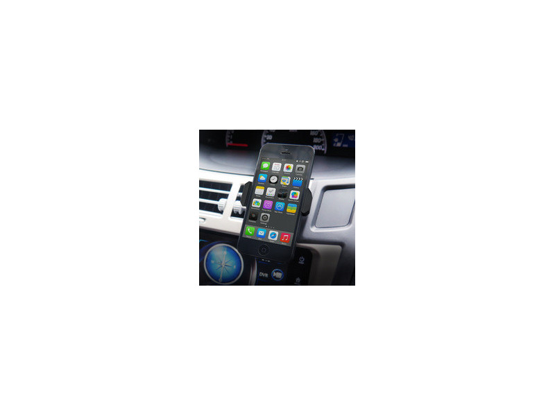 LogiLink Chargeur USB allume-cigare + support de smartphones