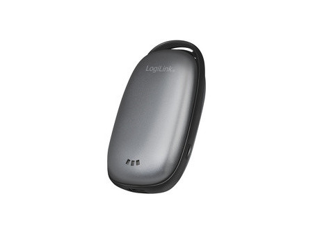 LogiLink Powerbank & chauffe-mains, 4.000 mAh, gris