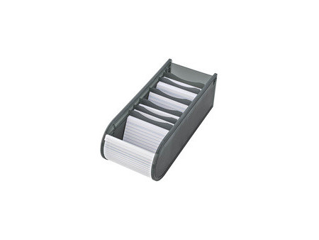 WEDO Fichier éducatif A8 paysage, 100 fiches, gris