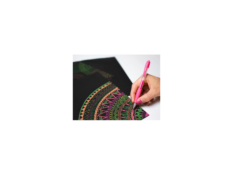 PILOT Stylo à encre gel G2 07 Néon, abricot néon