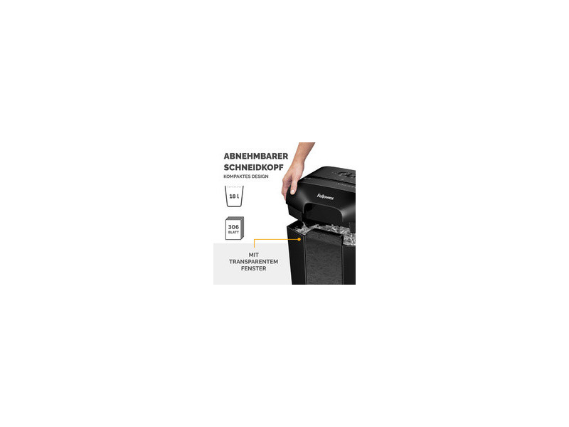 Fellowes Destructeur de documents Powershred LX70, blanc