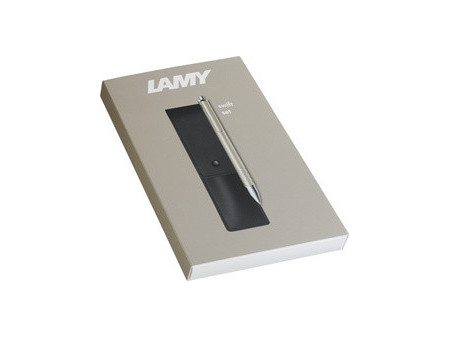 LAMY Set cadeau LAMY swift palladium, avec étui en cuir