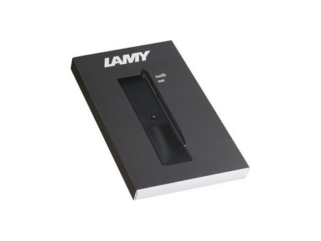 LAMY Set cadeau LAMY swift black, avec étui en cuir