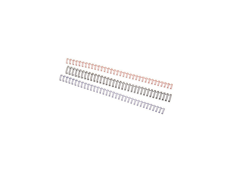 GBC Peigne à relier métal WireBind, A4, 21 boucles, 8 mm