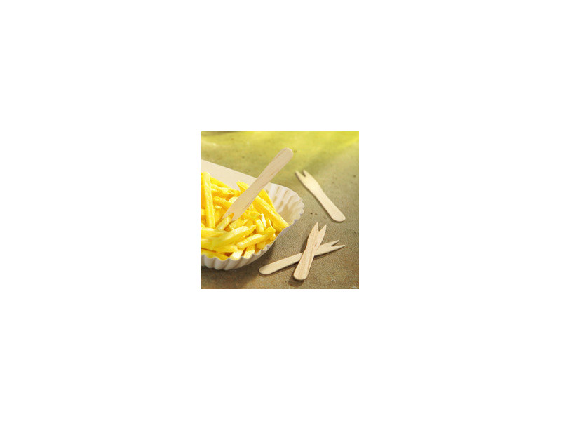 PAPSTAR Fourchette à frites 'pure', longueur: 85 mm