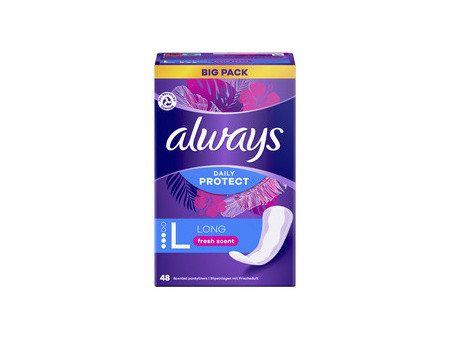 always Protège-slip Daily Protect Long avec parfum fraîcheur