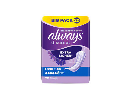 always discreet Serviette pour fuites urinaires Plus Long