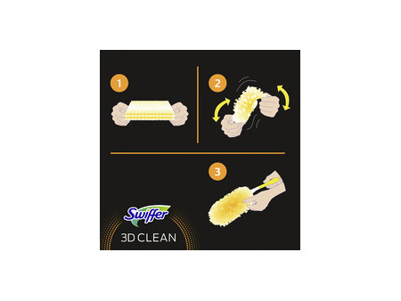Swiffer Plumeau magnétique 3D plumeau de rechange - recharge