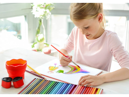 FABER-CASTELL Crayon de couleur Colour GRIP, étui de 36