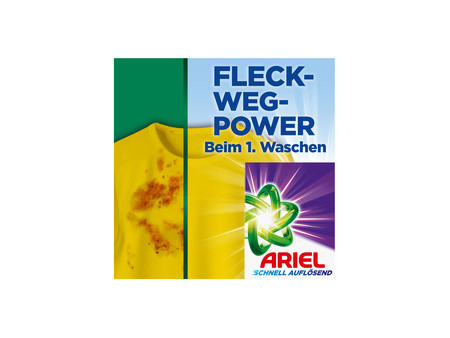 ARIEL Lessive en poudre Color+, 5,03 kg - 100 lavages