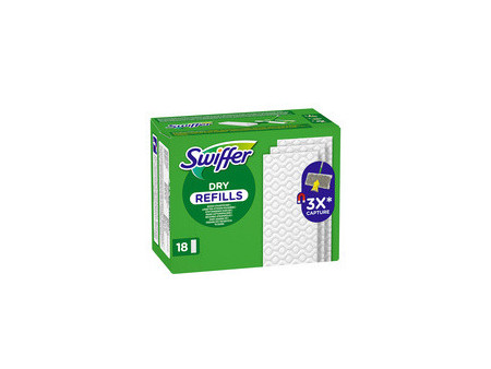 Swiffer Serpillère sèche, pack de recharge de 36