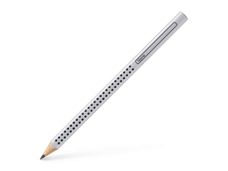 FABER-CASTELL Crayon Jumbo GRIP, B, argent