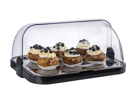 APS Vitrine de buffet, noir