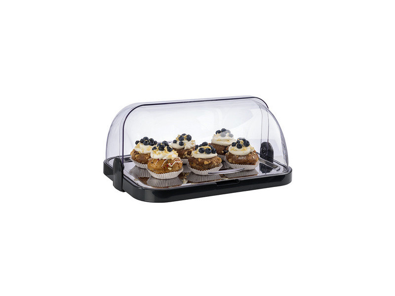 APS Vitrine de buffet, noir
