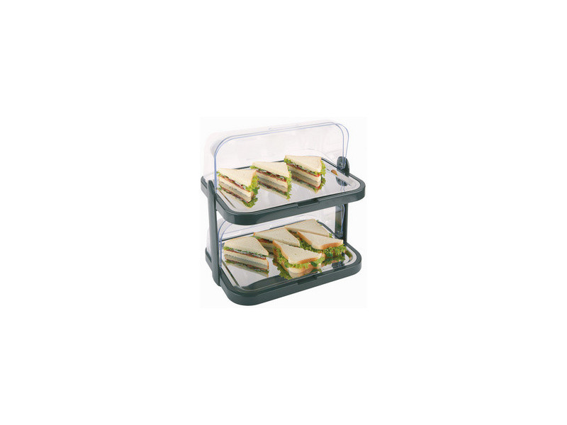 APS Vitrine de buffet DOPPELDECKER, noir