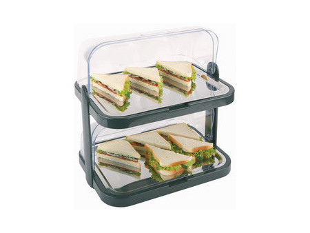APS Vitrine de buffet DOPPELDECKER, noir