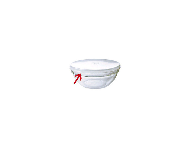 Esmeyer Arcoroc Bol en verre EMPILABLE, 1 litre
