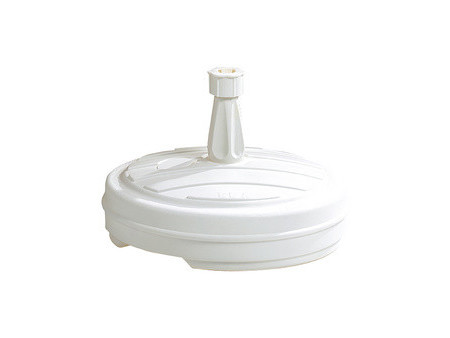 EDA Pied de parasol, plastique, rond, 430 mm, gris foncé