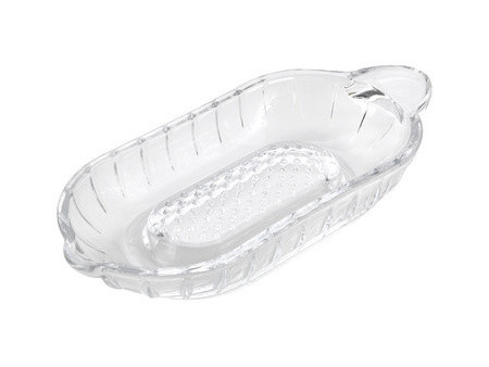 metaltex Râpe de cuisine / à pommes, en verre, transparent