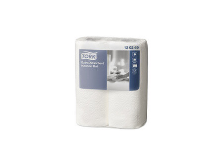 TORK Rouleau de papier essuie-tout, 2 couches, blanc