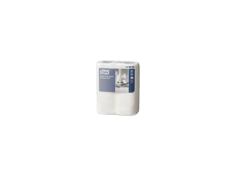 TORK Rouleau de papier essuie-tout, 2 couches, blanc