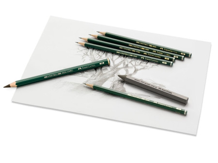 FABER-CASTELL Crayon CASTELL 9000 avec gomme