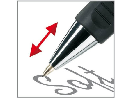 FABER-CASTELL Porte-mines GRIP PLUS 1307, noir-métallique