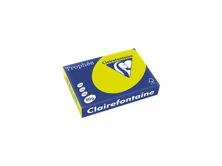 Clairefontaine Papier universel Trophée, A4, jaune fluo