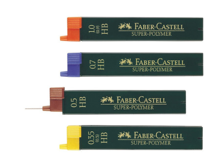 FABER-CASTELL Mines pour porte-mines Super-Polymer 9065 S-B