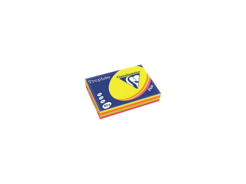 Clairefontaine Papier universel Trophée, A4, assorti intense